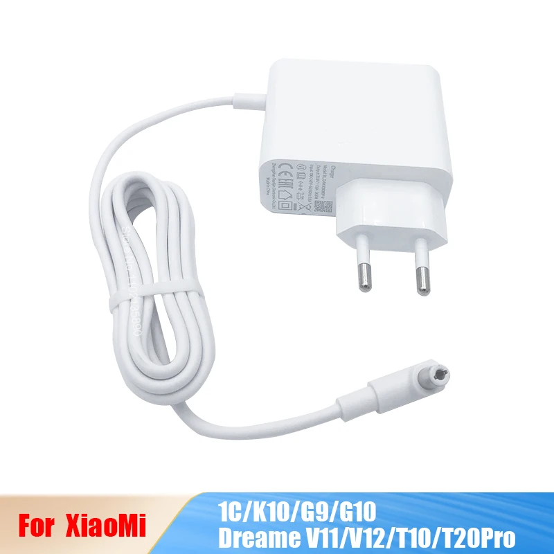 

Original Charging Adapter Accessories For XiaoMi 1C/K10/G9/G10 And Dreame V11/V12/T10/T20Pro Vacuum Cleaner Charger Power Supply