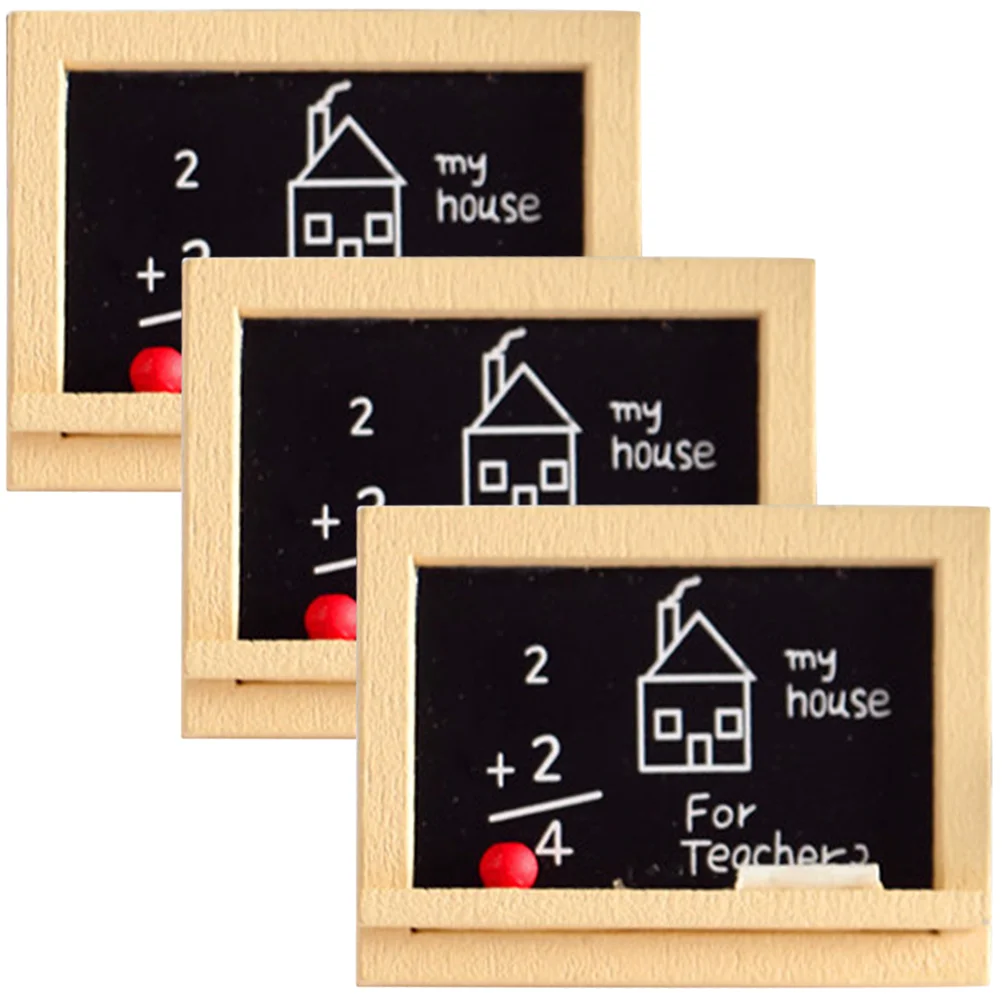 

Миниатюрная деревянная доска, миниатюрные деревянные доски, Игрушечная модель, аксессуары для Классного дома, красивая декоративная доска ...