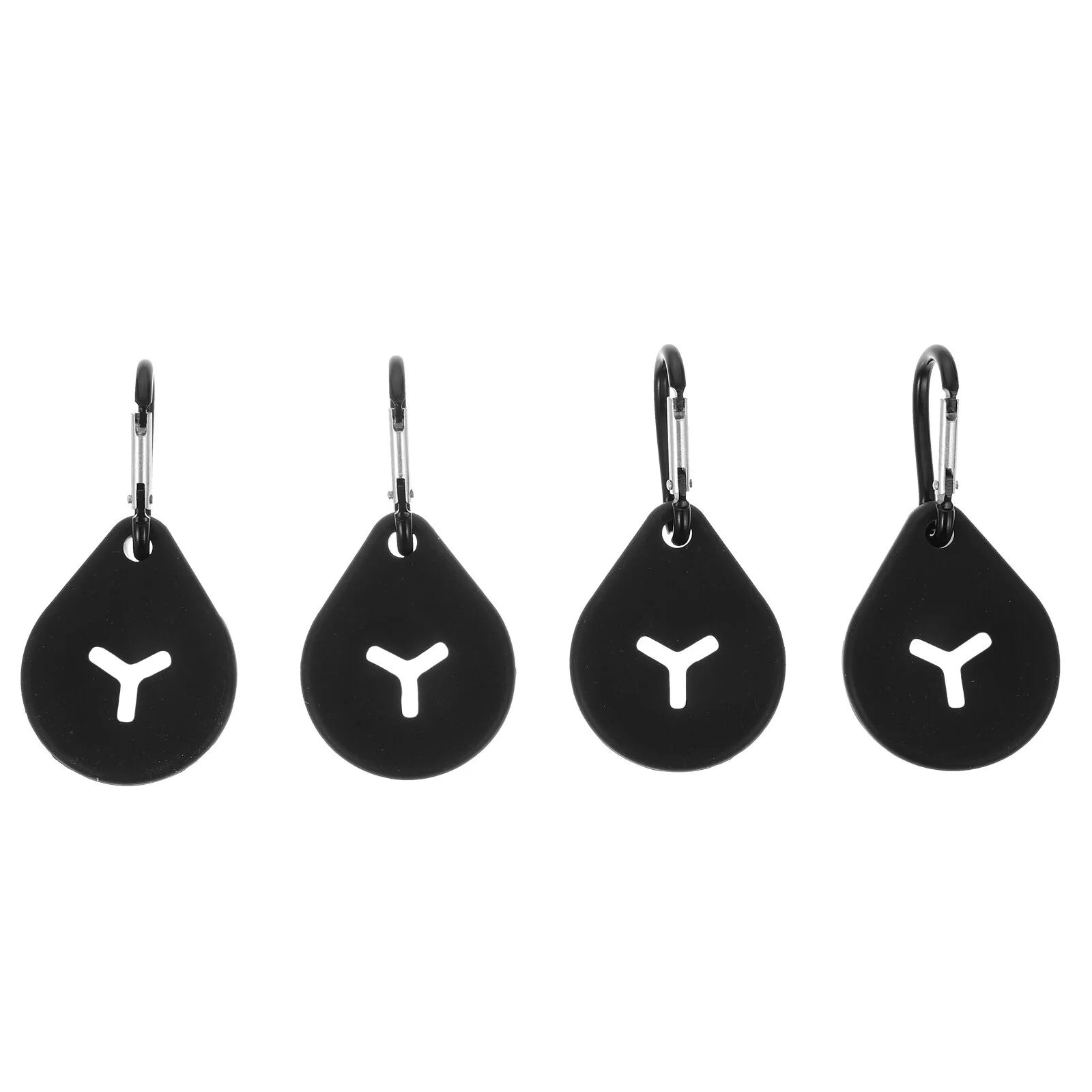 

4 Pcs Outdoor Trash Bags Bag Hook Hands Free Walking Leash Hands-Free Holder Garbage Clip Supplies Trash Knot Silica Gel