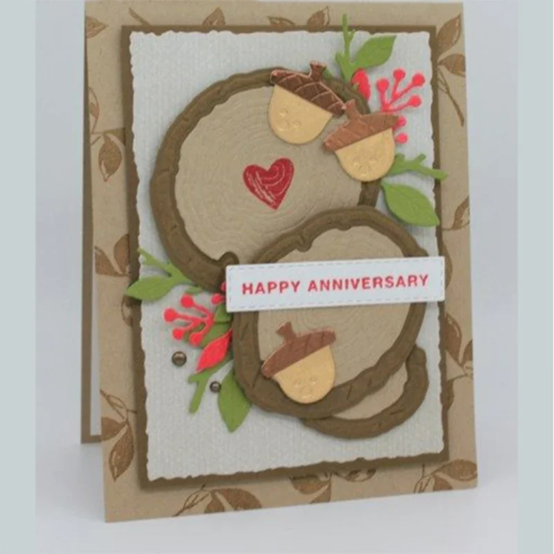 3d рельефная папка дерево кольцо древесина Дерево отверстие Интерактивная шаблон