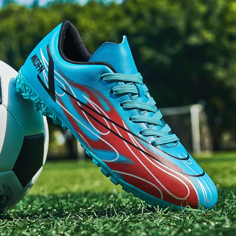 2022 New Football Shoes For Adults And Children Non-Slip Professional Training Football Shoes Grass Sports Football Shoes 32-45