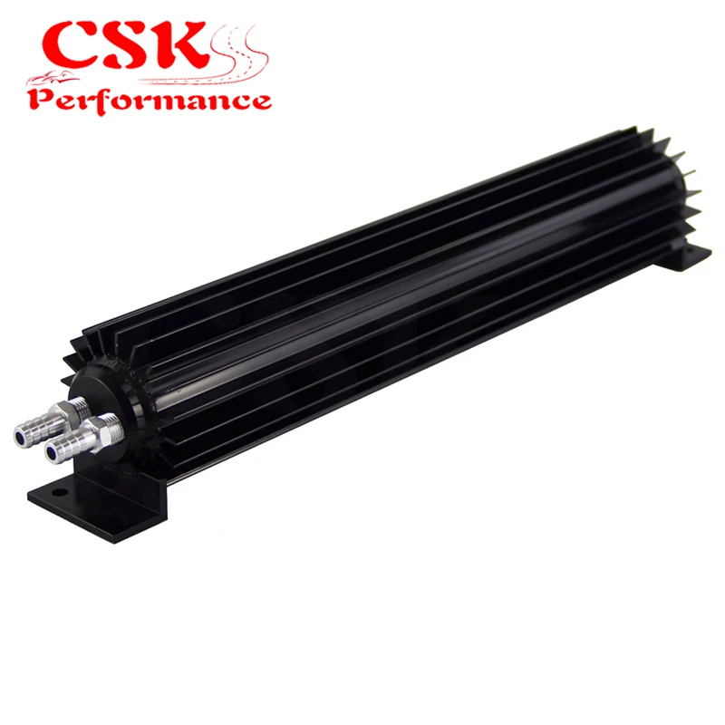 

Universal 15'' Aluminum Dual Pass Finned Transmission Oil Cooler W/Fittings BK