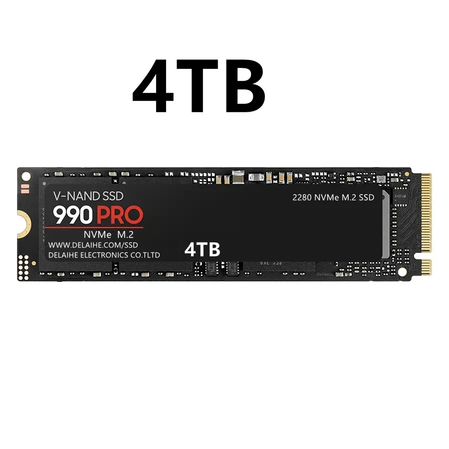 SSD high speed 990 PRO PCIe 4.0 NVMe M.2 2280 1TB 2TB 4TB Internal Solid State Hard Drive For Laptop PC PS5 128gb