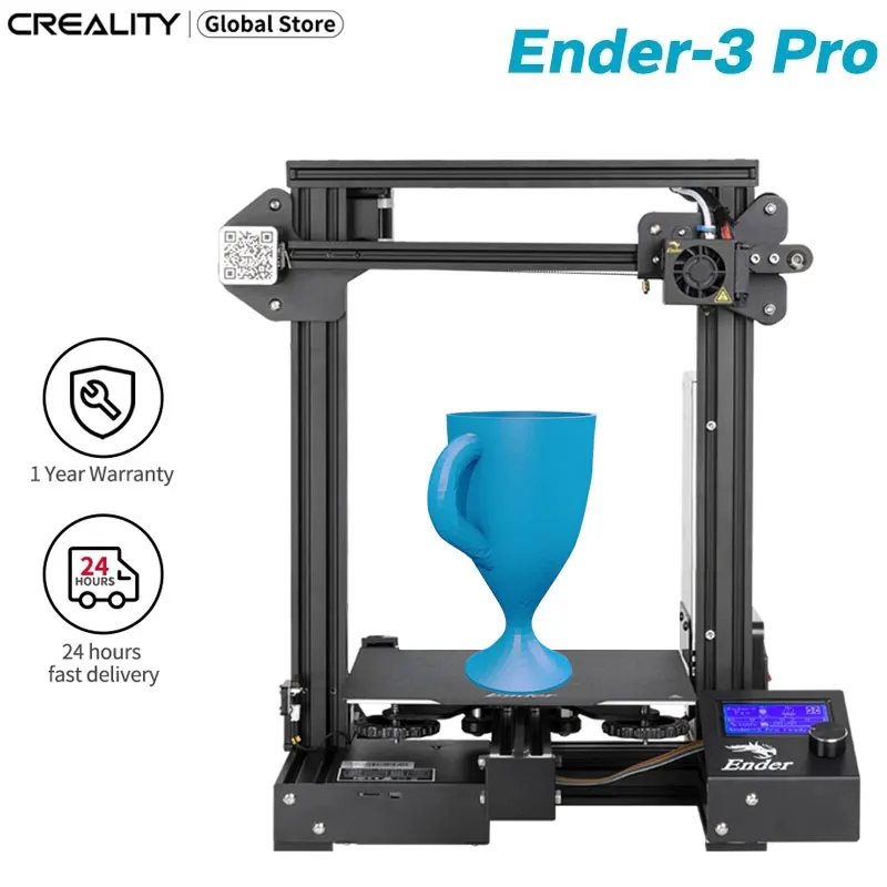 

CREALITY 3D Upgrade Ender-3 /Ender-3 Pro Printer Kit 32 Bits Cmagnetic Bulid Plate Resume Print With 220*220*250MM Printing Size
