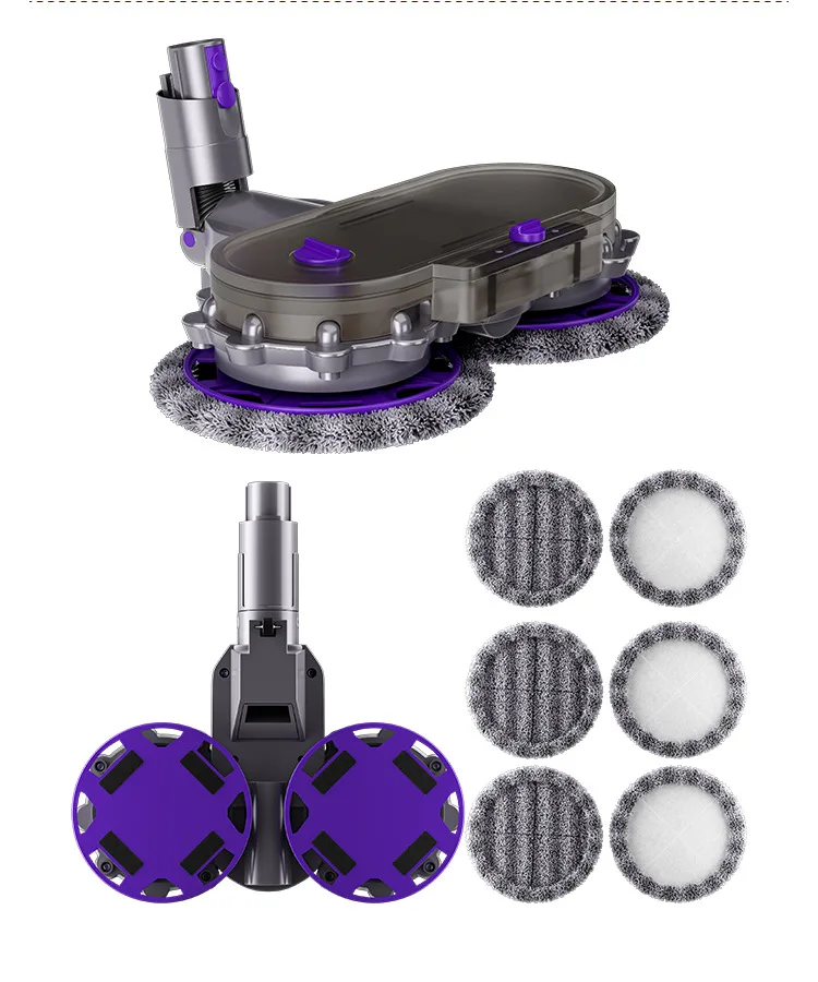 

Suitable for Dyson Vacuum Cleaner Accessories Mop Head V10Slim V12Slim Purple Mop Floor Cleaner Part