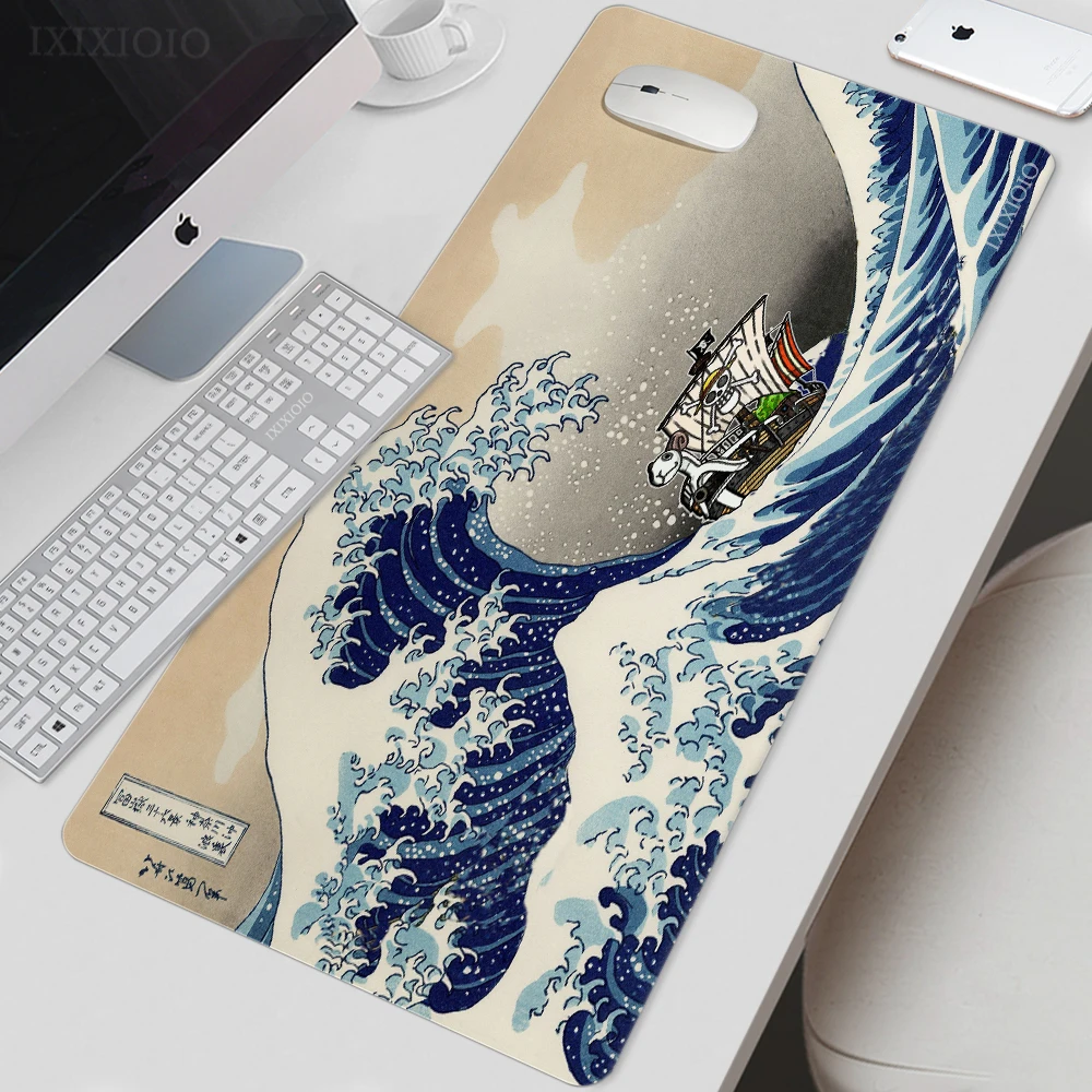 

Игровой коврик для мыши Great Wave XL, новый большой домашний коврик для мыши под заказ XXL, коврики для мыши из натурального каучука, мягкий ковер, Настольный Коврик Для Мыши для ПК