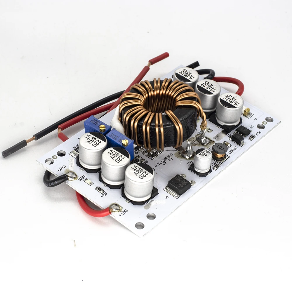 

Регулируемый повышающий преобразователь постоянного тока, 600 Вт, с алюминиевой пластиной, 10 А, модуль питания, светодиодный драйвер для Arduino