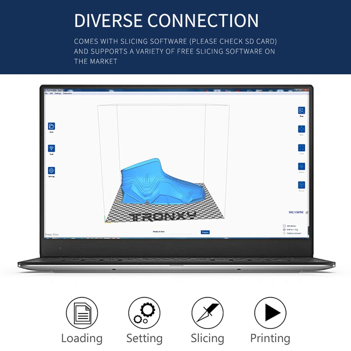 TRONXY X5SA 2E 2 Экструдер 2-в-1-выход Mix Многоцветный 3D-принтер с высокой точностью