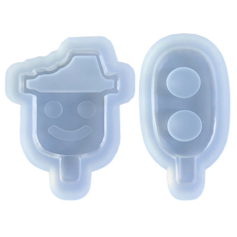 

Ice Cream Yolk Ornaments Decoration Silicone Mold Pendant Handmade Decoration Mold for Valentines Day Birthday Gift