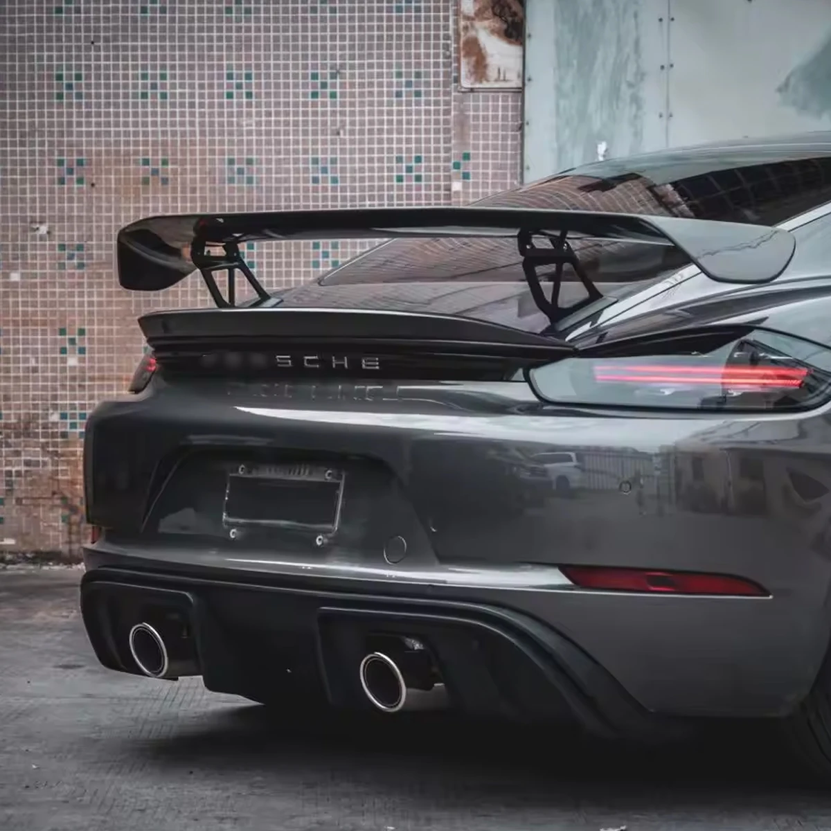 Набор для кузова автомобиля TYPY Porsche 718 Cayman Boxster модификация GT4 передний задний