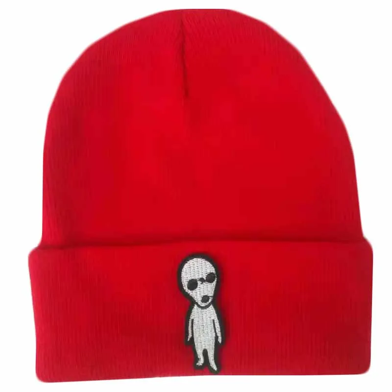 New Spring Knitted Hats Alien Hat Gift Caps Outdoor 2022 Men's and Women's Party Skull |