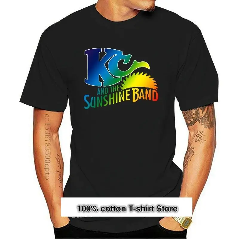 

Camiseta negra KC and The Sunshine Band Music para hombre, talla S a 3XL