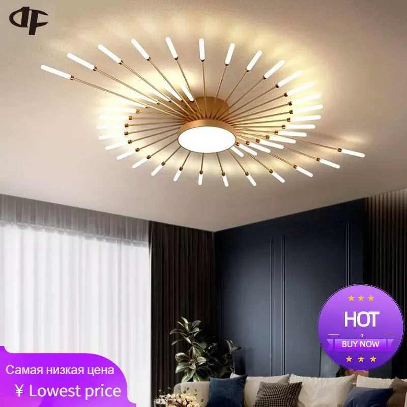

NEW2023 Fireworks Design Ceiling Pendant Light Living Room Ceiling Light Bedroom Lighting Kitchen Pendant Light Villa Indoor LED