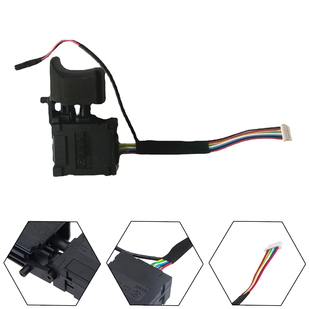 

Переключатель для электродрели, бесщеточный беспроводной электрический гаечный ключ, переключатель с кнопкой управления скоростью, сменн...