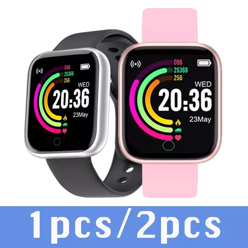 

Free Shipping Men Women Smartwatch Sport Smart Bracelet wish Heart Rate Blood Pressure Monitor Fitness Tracker Watch For Android