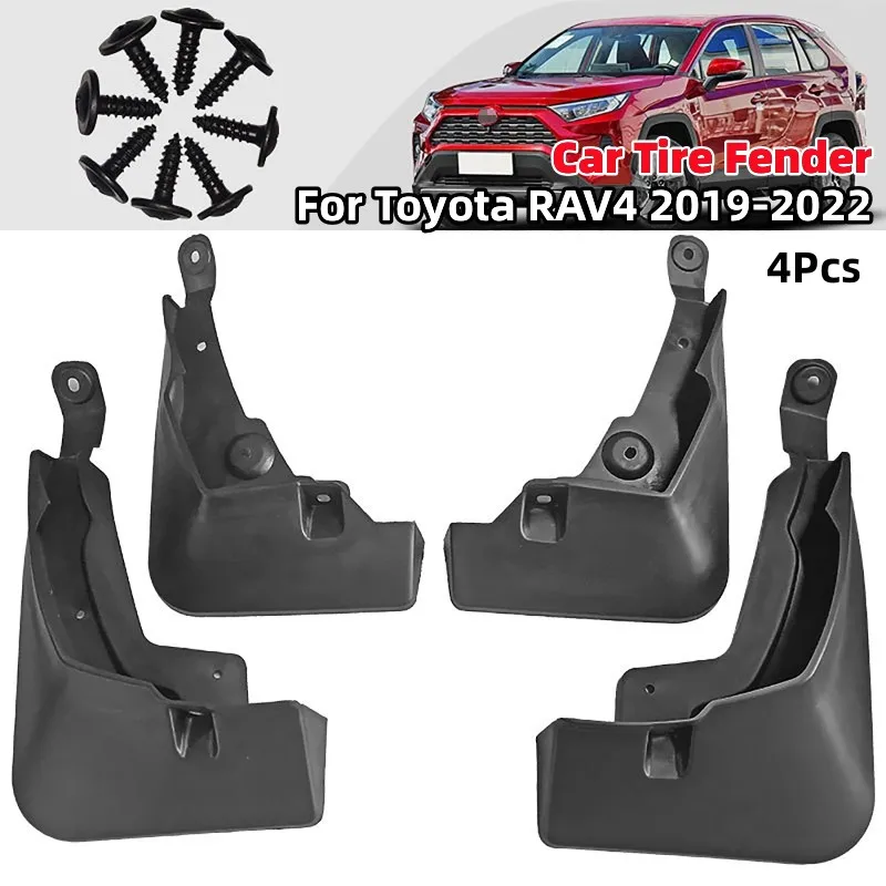 

4 шт., передние и задние брызговики для Toyota RAV4 2019-2022