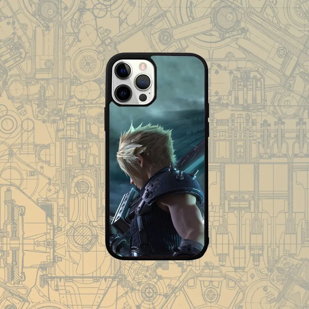 Чехол для телефона Final Fantasy VII Cloud IPhone 16 15 Pro Max чехол 14 Plus 13 12 11 Magesafe с магнитной