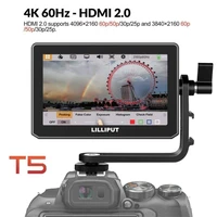 lilliput t5 hdr waveform 4k monitor 5 inch on camera dslr field monitor 3d lut touch screen ips fhd 1920x1080 video camera