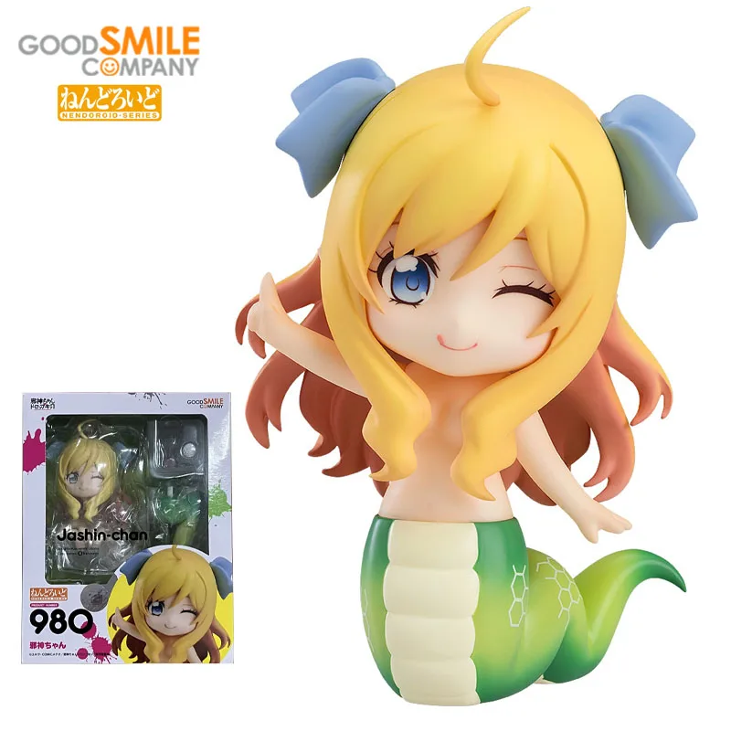 

ГК хорошая улыбка NENDOROID 980 Jashin Chan Dropkick на дьявола! Экшн-фигурки из ПВХ, аниме модели игрушек, коллекционная кукла, рождественский подарок