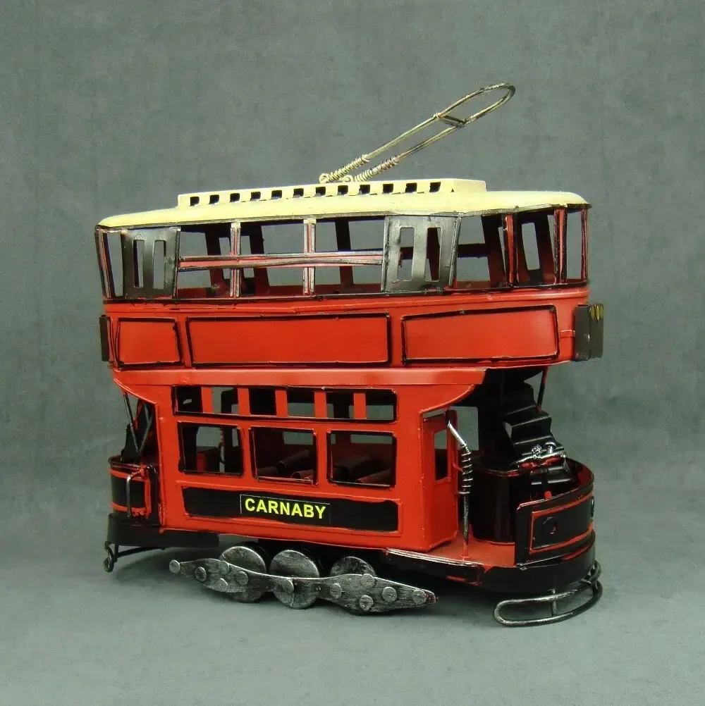 Ностальгическая модель двухуровневой тележки из кованого железа ручной работы