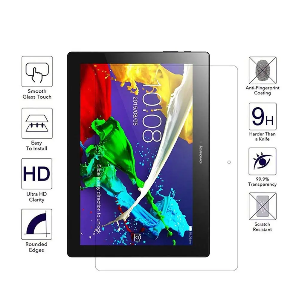 

TAB3-X70F Tempered glass For Lenovo Tab 2 Tab2 A10-30F A10-70 A10-30 X30 x30f screen protector tab3 10 TB3-X70L TAB-X103 glass