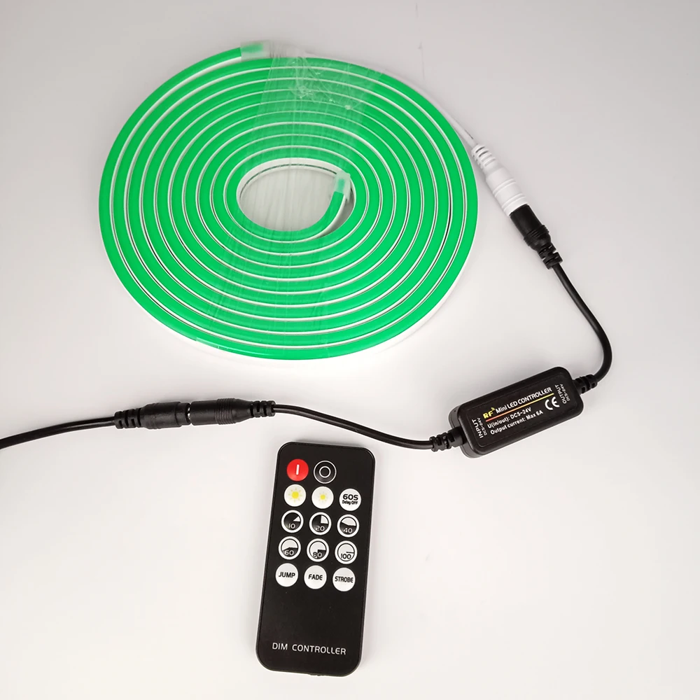 Пульт дистанционного управления диммером DC5V 12V 24V 6A для одного цвета 2835 5050 5730 COB