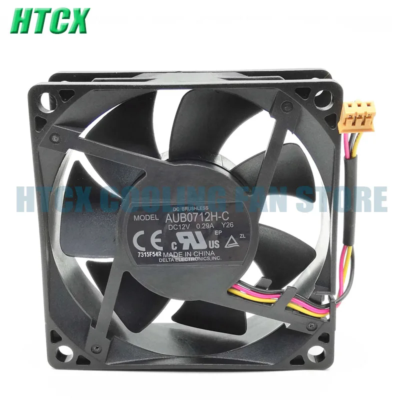 Вентилятор охлаждения проектора AUB0712H-C 0 29a 12 В постоянного тока 70x70x25 мм 3-линейный