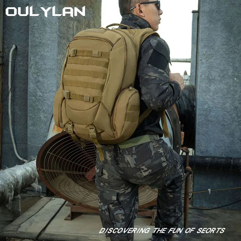 

Тактический рюкзак Oulylan, уличный армейский поклонник, рюкзак для альпинизма, Походов, Кемпинга, тактический ранец