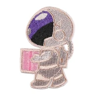 clothing women men diy embroidery animal patch astronaut deal with it stick on patches for clothes 3d fabric free shipping