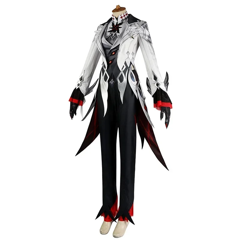 Аниме Харлекин Косплей Genshin Impact Костюм Хэллоуин Карнавал Мужская одежда The Knave
