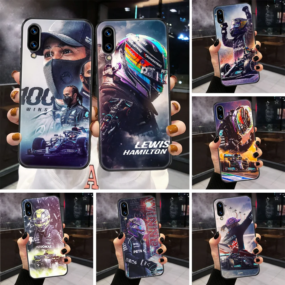 

F1 Lewis Hamilton 44 Phone Case For Huawei Honor 6A 7A 7C 8A 8X 8 9 9X 10 10i 20 Lite Pro black 3D hoesjes tpu cell cover pretty