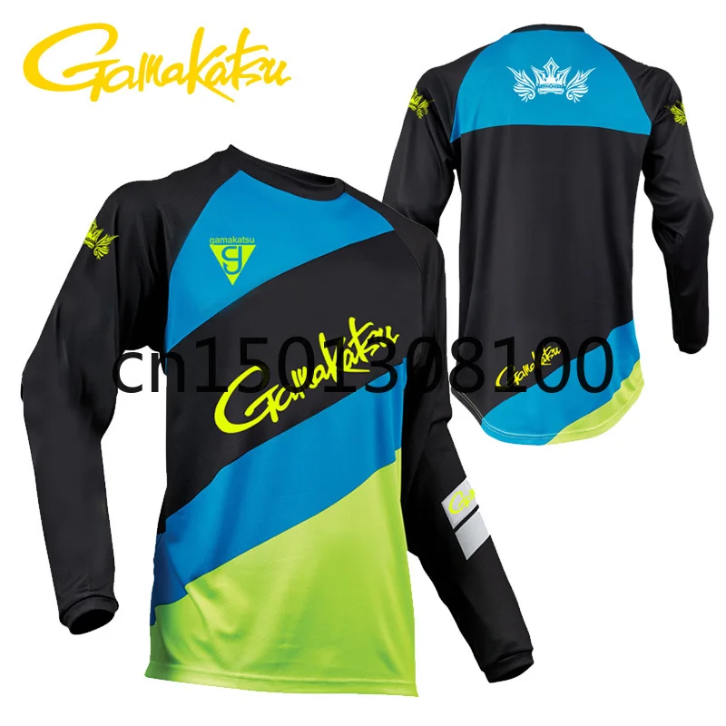 

2021 New Summer Fishing Jersey Men Clothing Fishing Clothes Anti-UV Quick-Dry Breathable Long Sleeve Fishing Shirt