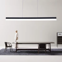 designer restaurant chandelier simple modern nordic dining table bar table lamp simple led long office chandelier