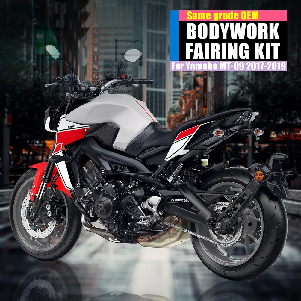 

For MT-09 MT 09 Fairings Motorcycle Inection Panel Bodywork Frame Protector Kits MT09 2017 2018 2019 2020 20 Pcs Accessories