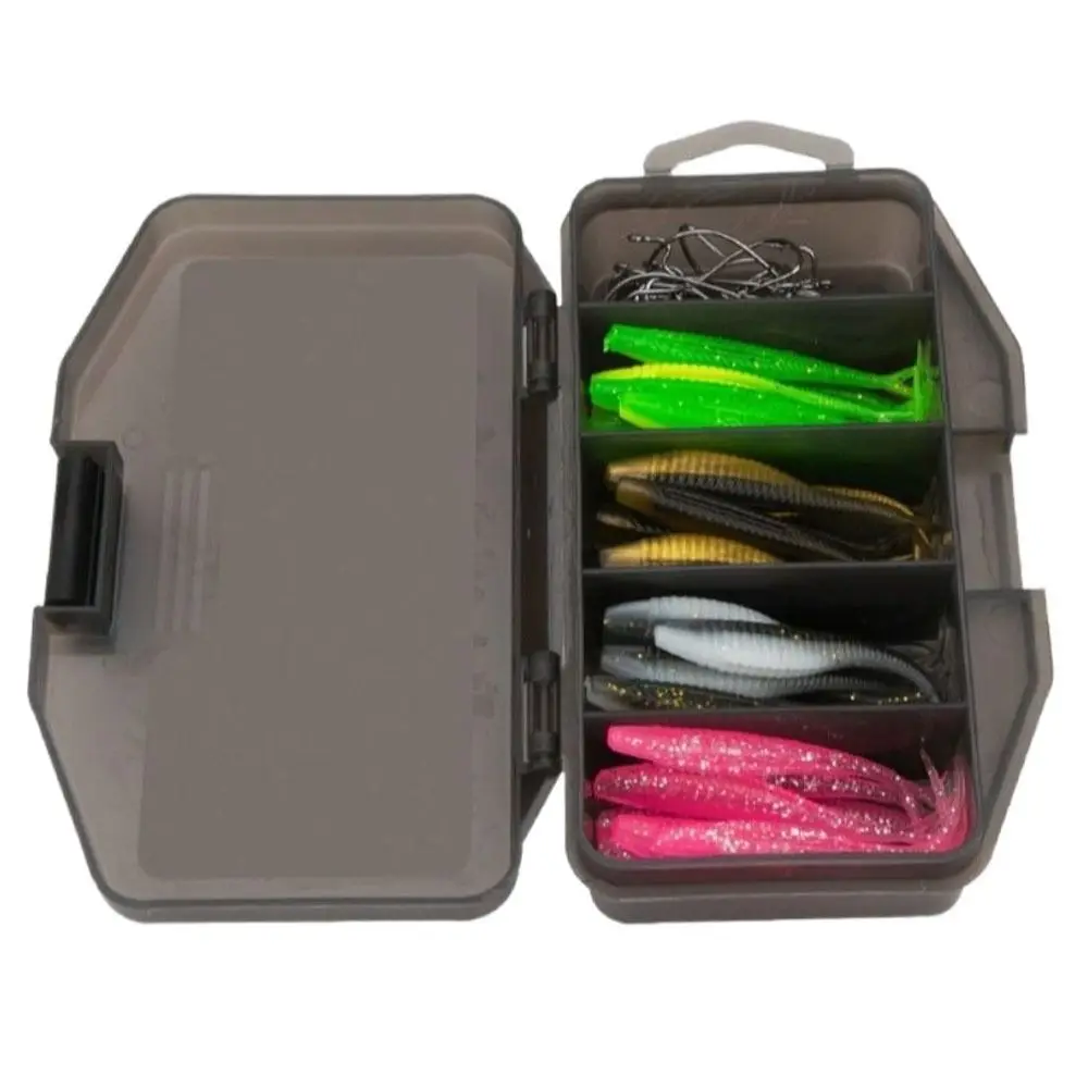 Набор бионических приманок для рыбы из ПВХ пять сеток водонепроницаемая мягкая