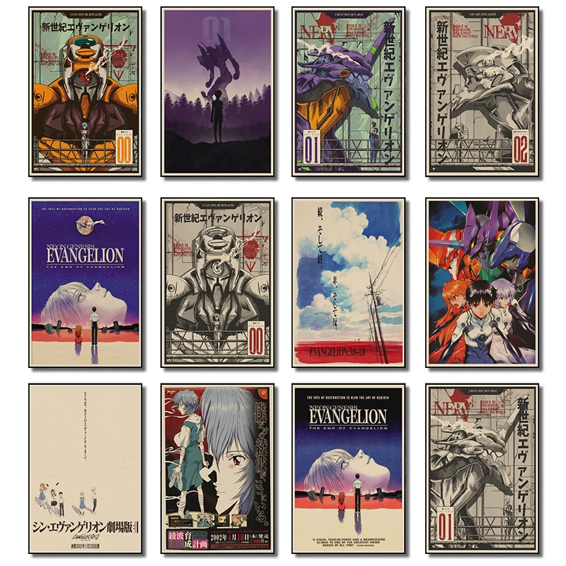 Художественный плакат на стену с персонажами из анимации HD печать популярные