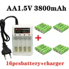 1,5 В AA Аккумуляторы 3800 мАч akku Ni-MH 1,5 В AA Аккумуляторы для Uhren меньюз компьютер spielzeug so auf + kostenversand