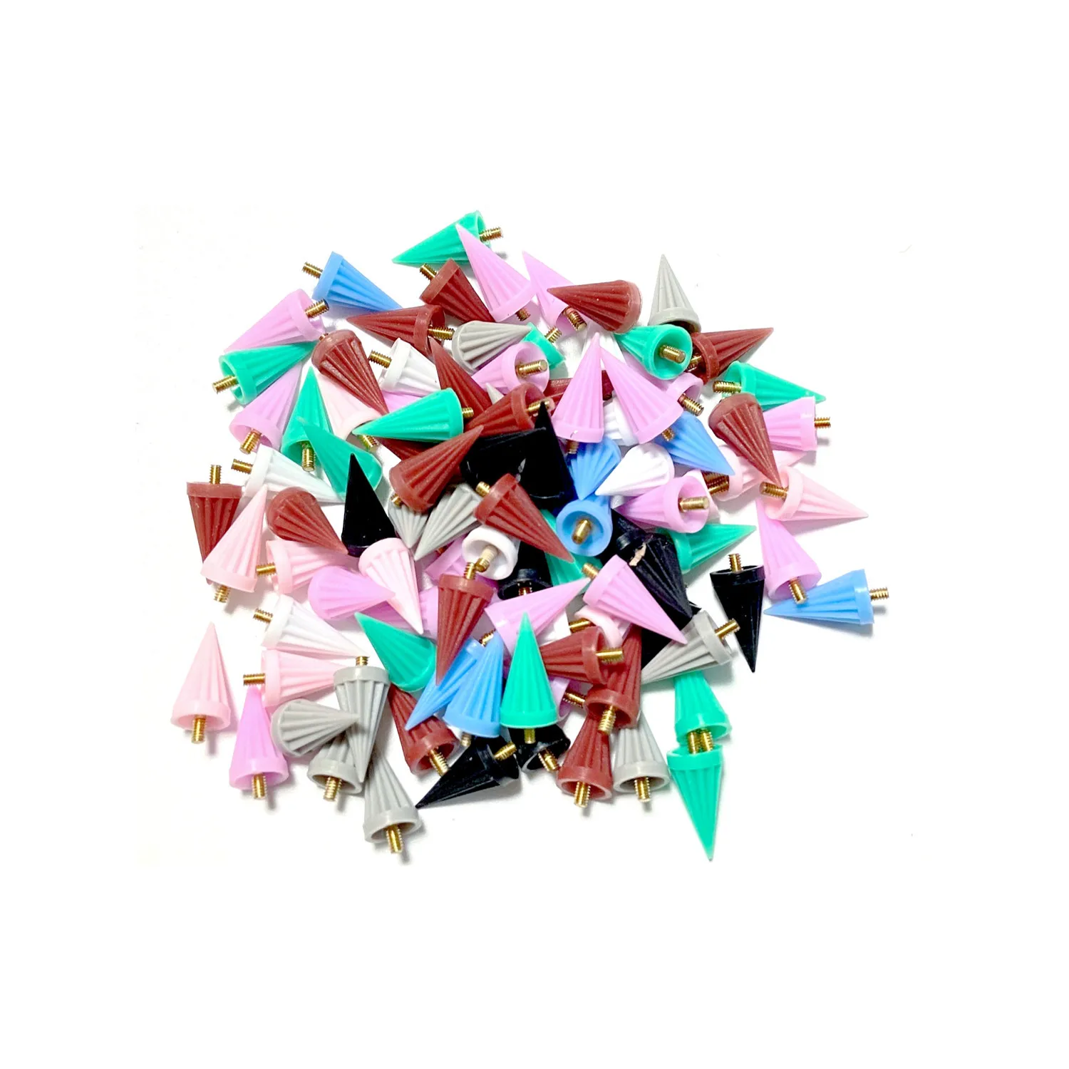 100 шт./пакет зубной Полировочный стакан резиновая щетка защелка полировщик зубов