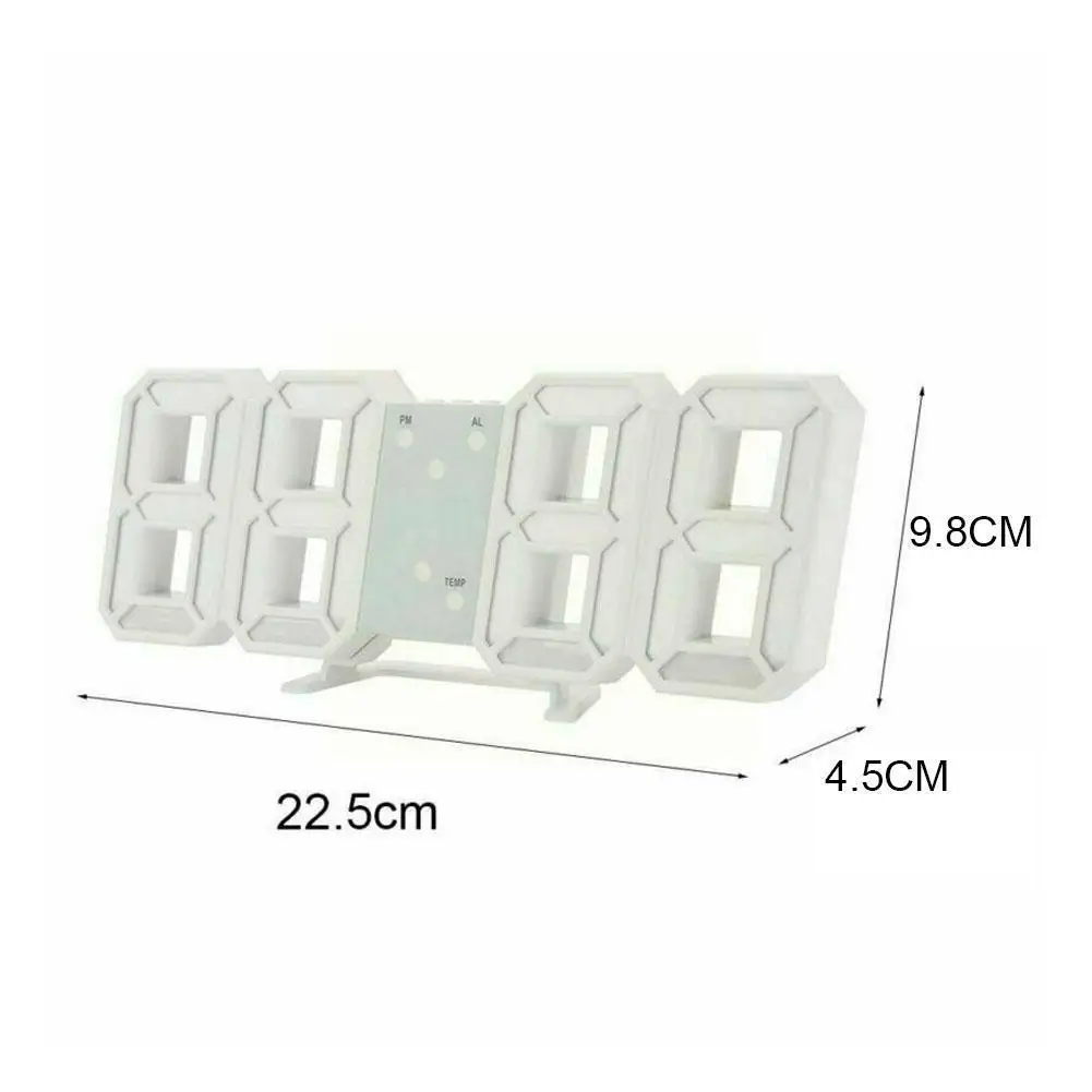 3d светодиодный цифровой будильник Трехмерные настенные часы календарь