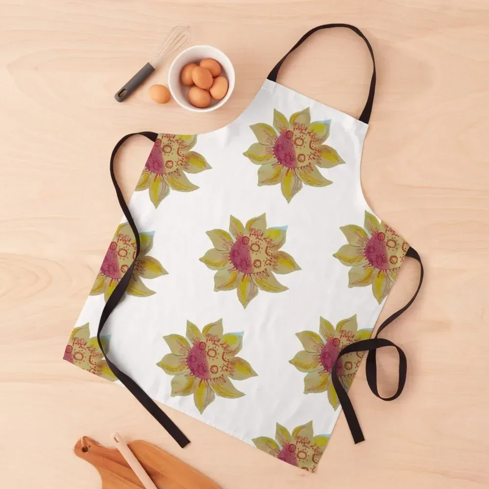 Подсолнух коллаж от Нэнси Салюс Фартук плотник Для женщин Кухня на стену