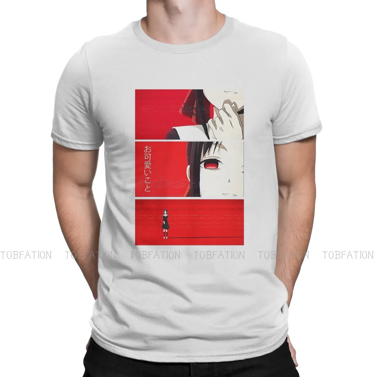 

Kaguya Sama Love Is War TShirt for Men Okawaii Koto Soft Summer Sweatshirts T Shirt Novelty Trendy Fluffy