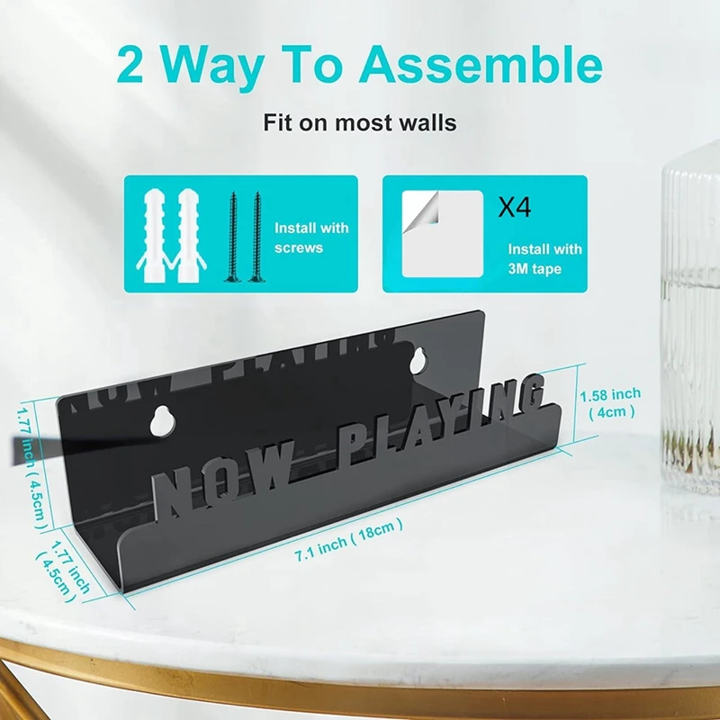 1 шт. полка для пластинок настенный дисплей альбома виниловая подставка