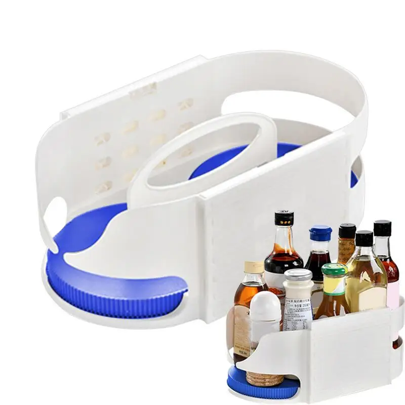 

Многофункциональная коробка для хранения специй, вращающаяся на 360 градусов стойка для специй, многофункциональный органайзер для соли