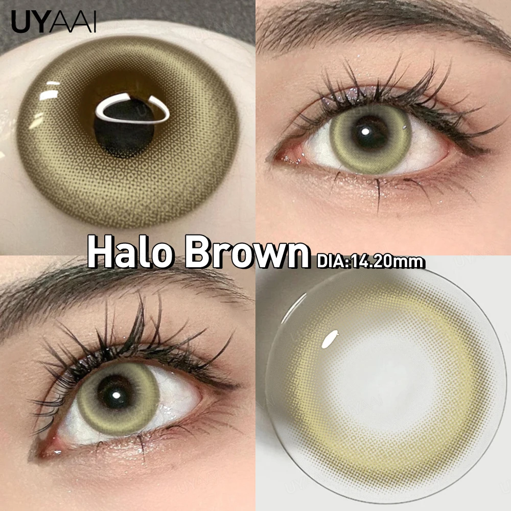 2 шт. Модные Контактные линзы для макияжа мужчин и женщин