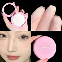 1pc professional face powder oil control brighten full coverage concealer long lasting makeup compact setting powder lady makeup