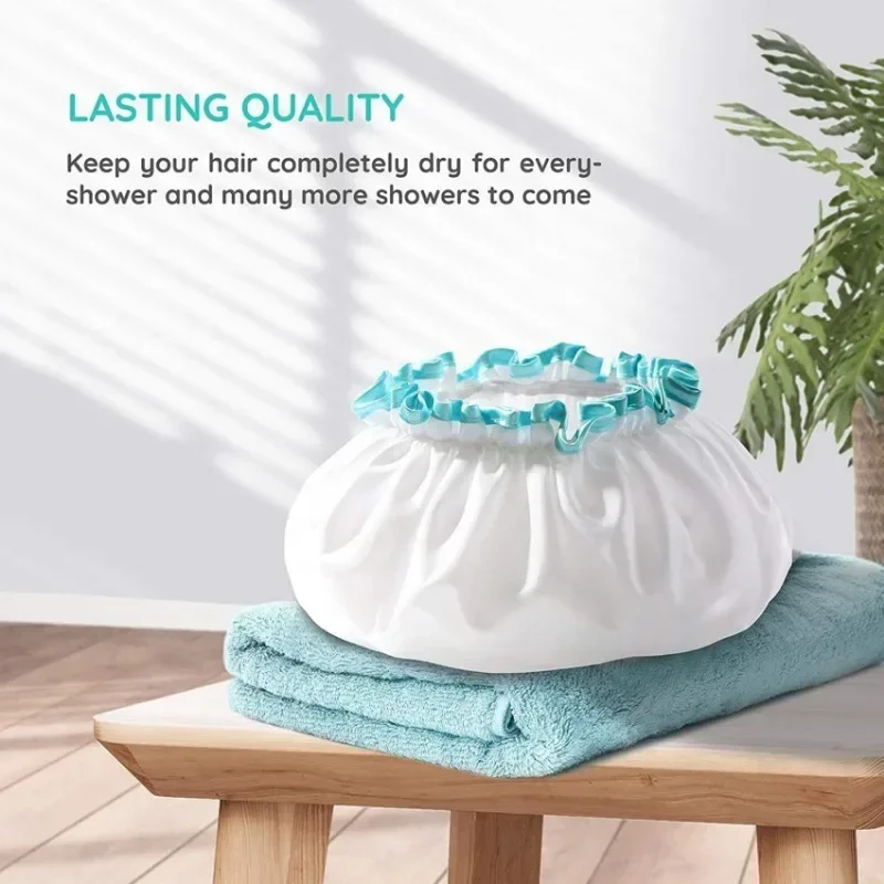 Водонепроницаемая моющаяся шапочка для душа