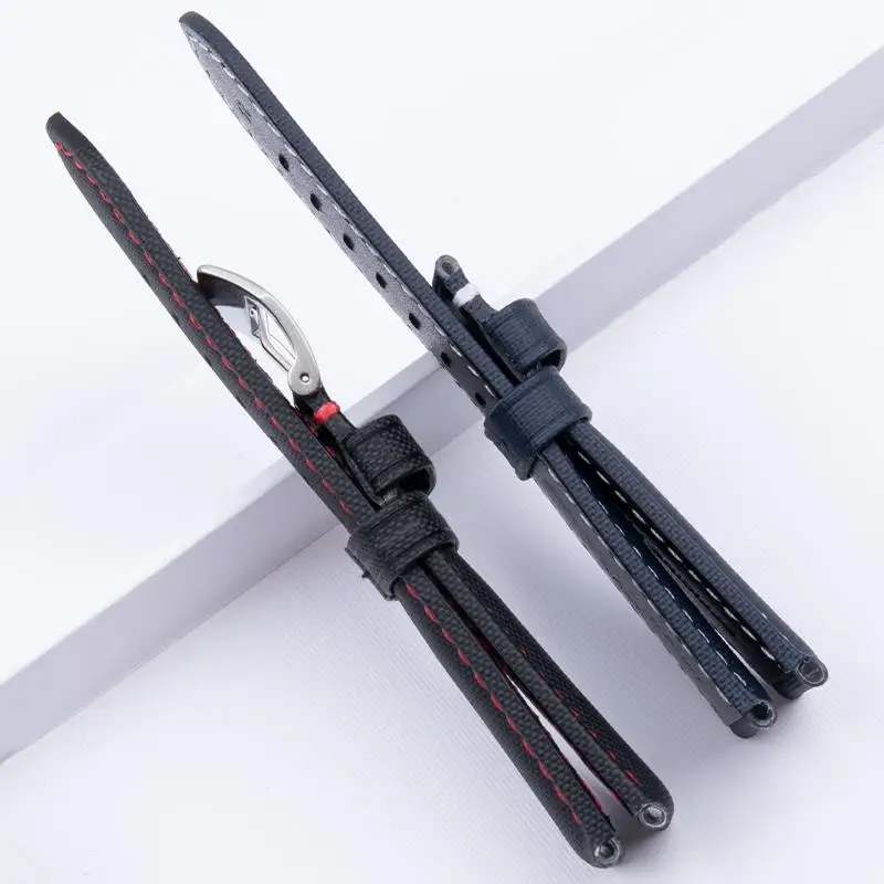 PCAVO высококачественный текстурированный кожаный ремешок для часов из