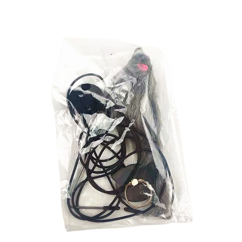 Смешные игрушки для кошек Самостоятельная подвесная дверная мышь Выдвижная