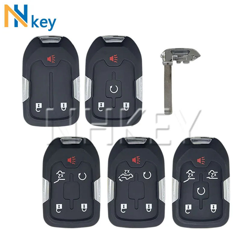 Корпус ключа-брелока NH KEY для Chevrolet Tahoe, Silverado, Suburban, GMC Terrain, Acadia, Yukon, Sierra с 3456 кнопками (art.: 3920d98de4e7f) - 3920d98de4e7f