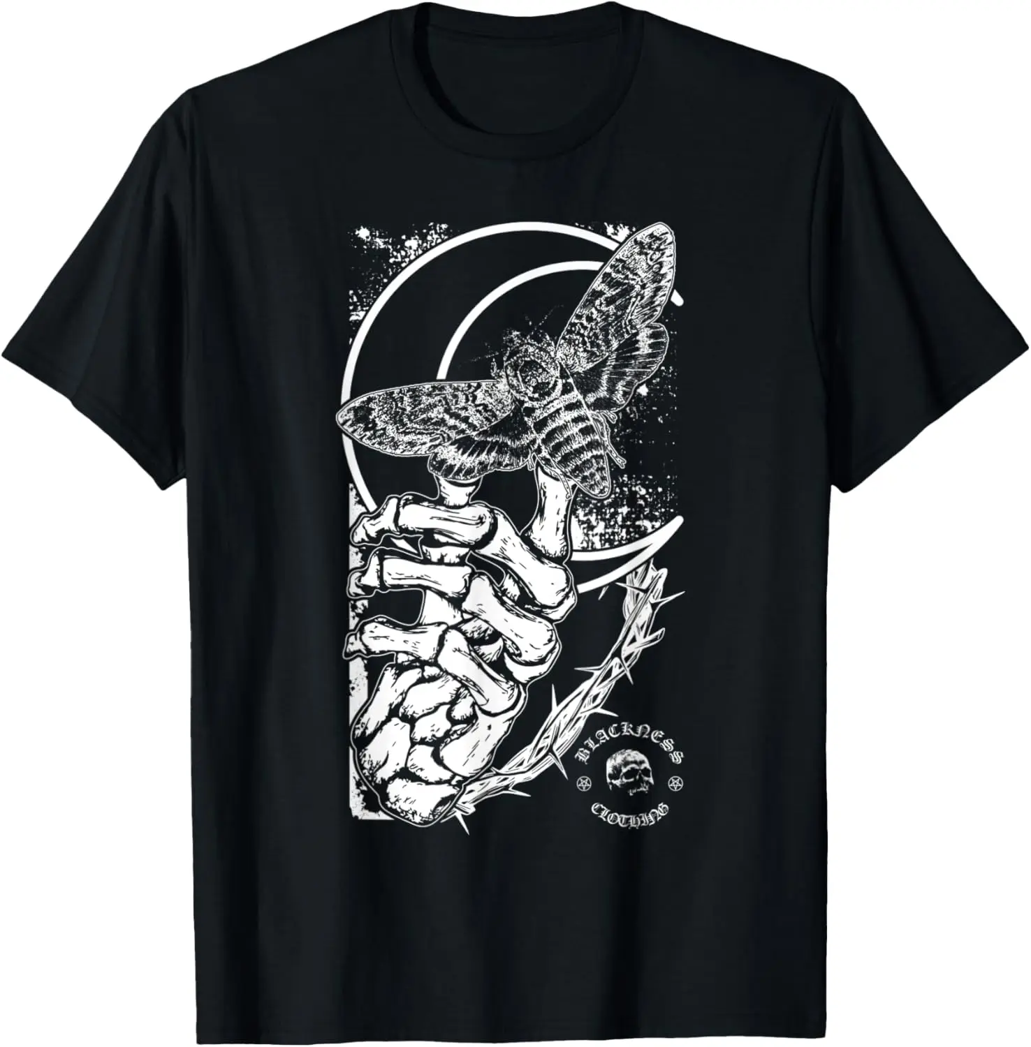 Голова смерти Моты | Готическая футболка Witch Moon